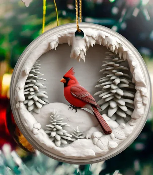 Red Cardinal Ornament