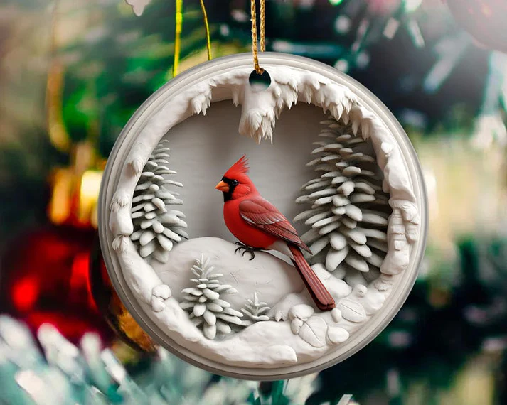 Red Cardinal Ornament